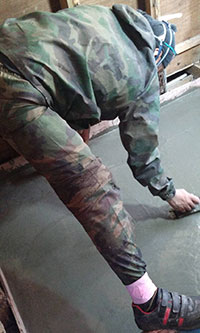 コンクリート土間打ち